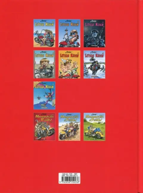 Verso de l'album Litteul Kévin Tome 5