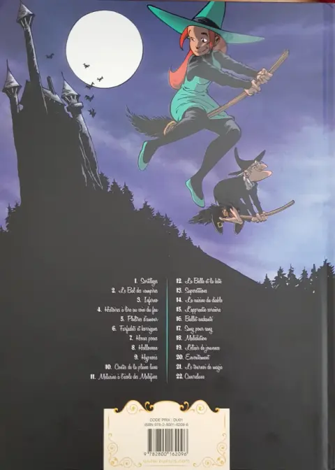 Verso de l'album Mélusine Tome 4 Histoires à lire au coin du feu