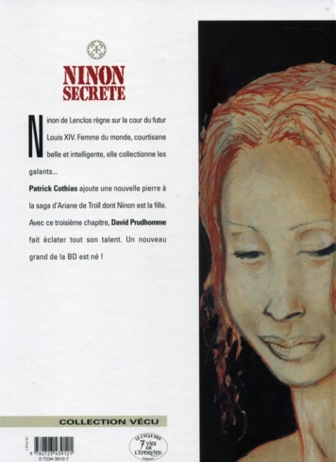 Verso de l'album Ninon Secrète Tome 3 Amourettes