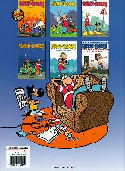 Verso de l'album Parker & Badger Tome 4 Restons zen !