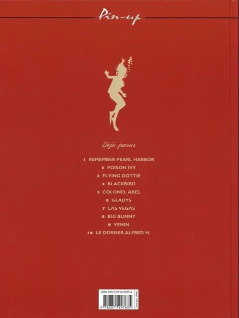 Verso de l'album Pin-up 9 Venin