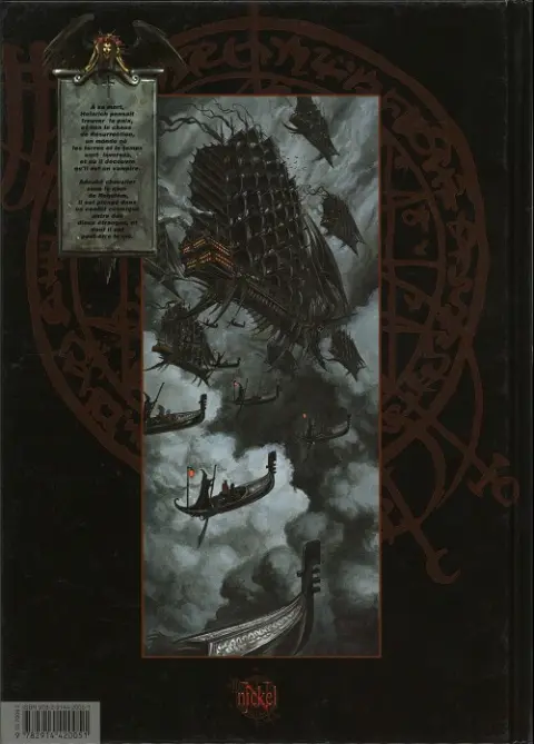 Verso de l'album Requiem Chevalier Vampire Tome 4 Le bal des vampires