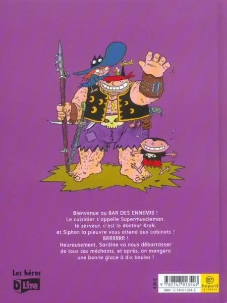 Verso de l'album Sardine de l'espace Tome 2 Le bar des ennemis