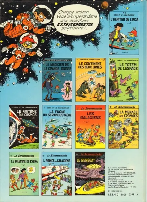Verso de l'album Le Scrameustache Tome 2 Le magicien de la Grande Ourse