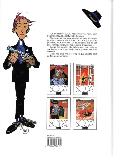 Verso de l'album Soda Tome 8 Tuez en paix
