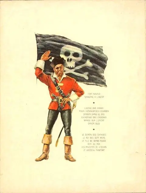 Verso de l'album Barbe-Rouge Tome 6 Le vaisseau fantôme