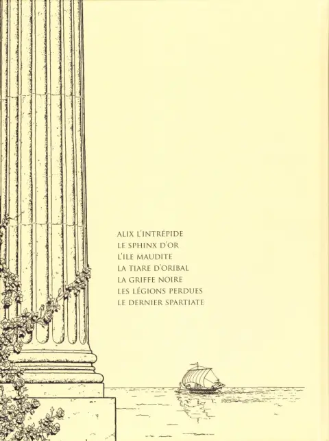 Verso de l'album Alix Les Premières Aventures Recueil 1