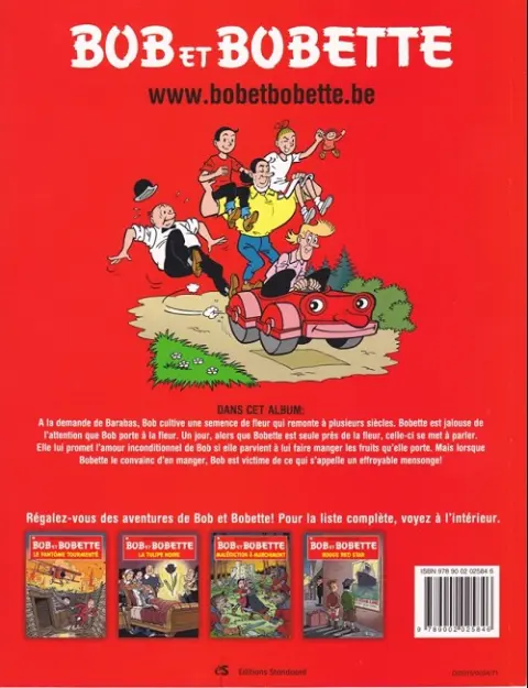Verso de l'album Bob et Bobette Tome 329 Beebob