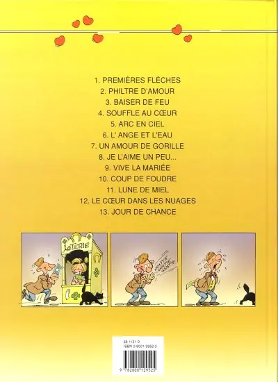 Verso de l'album Cupidon Tome 13 Jour de chance