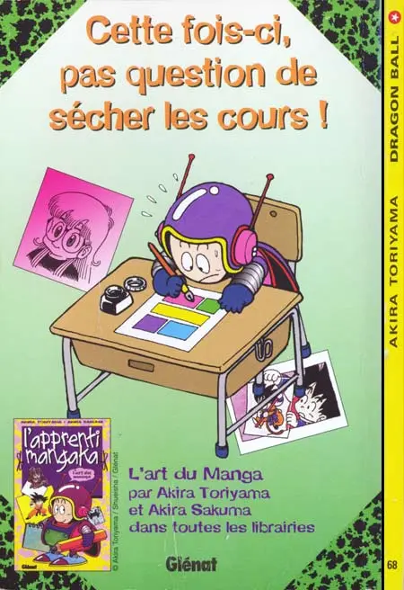 Verso de l'album Dragon Ball Tome 68 Super Sangohan