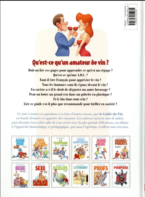Verso de l'album Le Guide Tome 49 Le guide du vin
