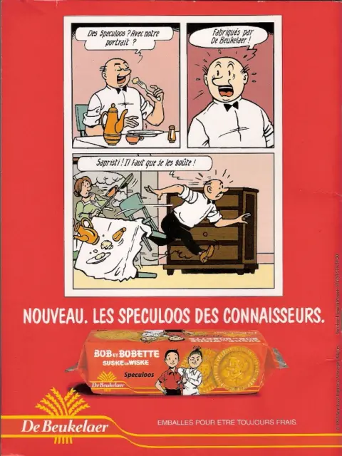 Verso de l'album Bob et Bobette (Publicitaire) Les Piquedunes pickpockets