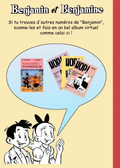Verso de l'album Benjamin et Benjamine Tome 2 Le grand Boudtchou