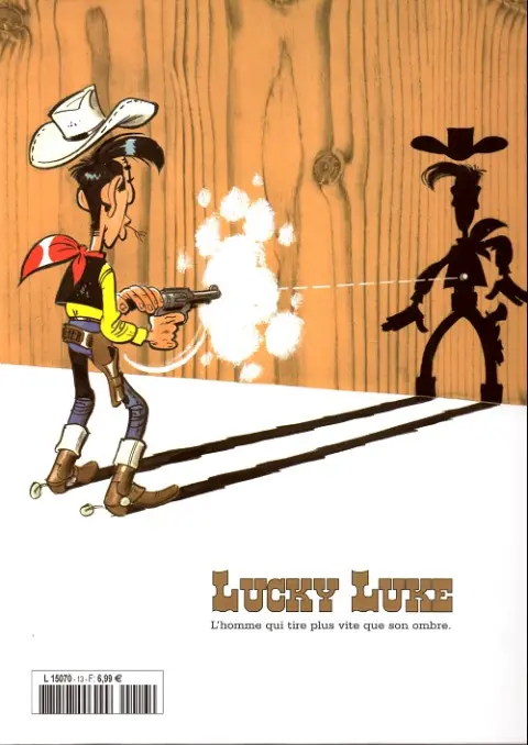 Verso de l'album Lucky Luke La collection Tome 13 L'héritage de Rantanplan