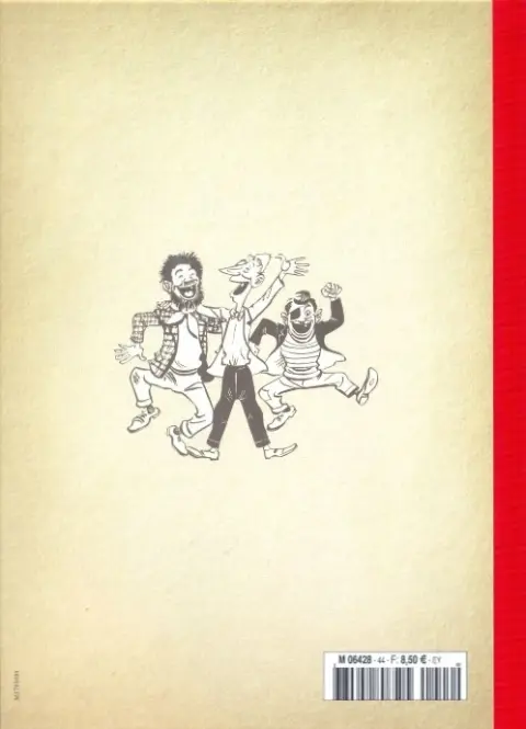 Verso de l'album Les Pieds Nickelés - La collection Tome 45 Les Pieds Nickelés préhistoriens