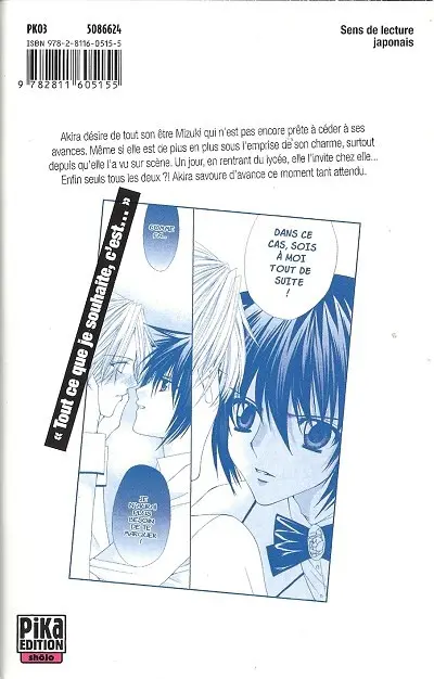Verso de l'album Blaue Rosen 3