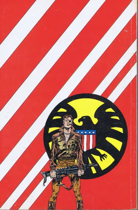 Verso de l'album Nick Fury Album N° 3