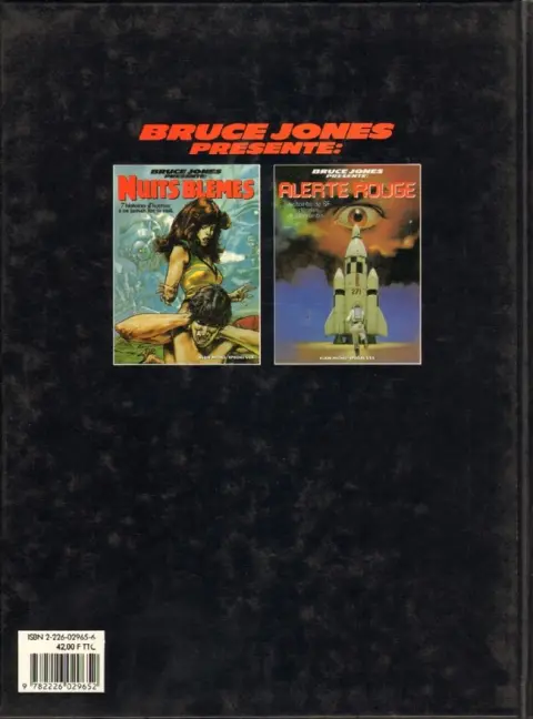 Verso de l'album Bruce Jones présente Tome 3 Zone interdite