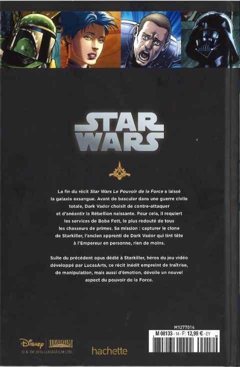 Verso de l'album Star Wars - Légendes - La Collection Tome 14 Le pouvoir de la Force - Tome 2