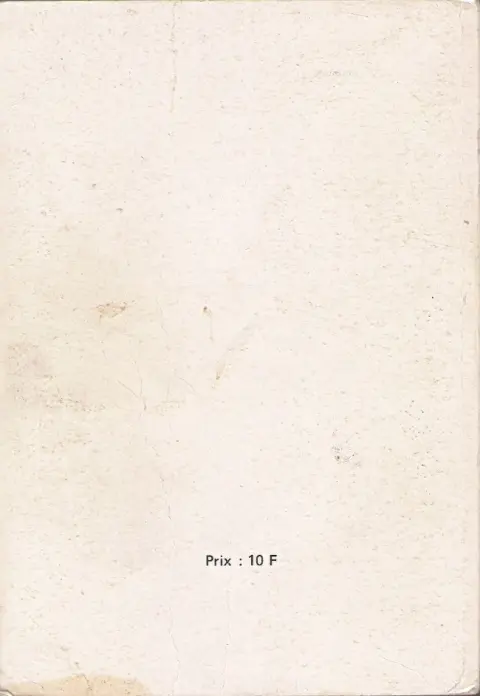 Verso de l'album Strange - Spécial Origines Album N° 1