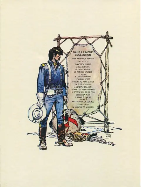 Verso de l'album Blueberry Tome 12 Le spectre aux balles d'or