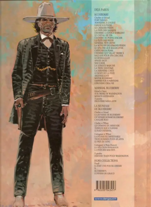 Verso de l'album Blueberry Tome 17 Angel face