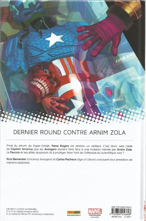 Verso de l'album Captain America Tome 5 Le Soldat de demain