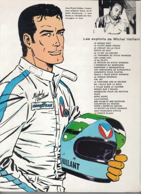 Verso de l'album Michel Vaillant Tome 27 Dans l'enfer du safari