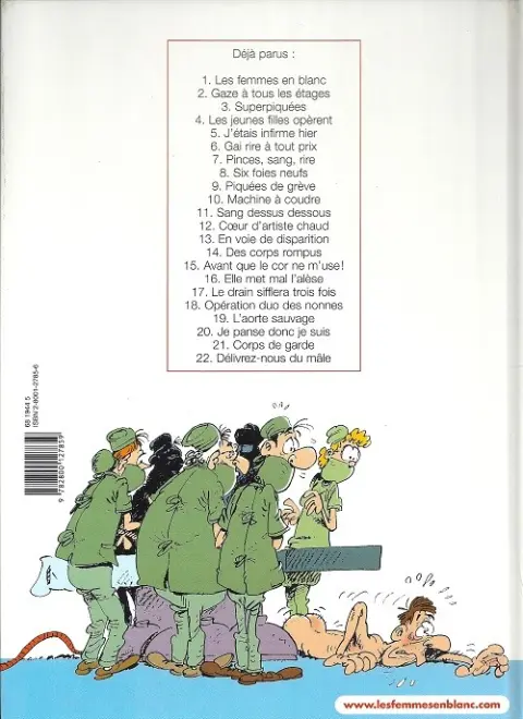 Verso de l'album Les Femmes en Blanc Tome 19 L'aorte sauvage