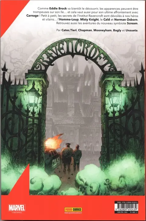 Verso de l'album Venom 008 Intrusion au paradis