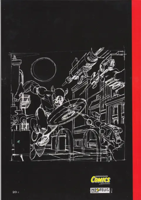 Verso de l'album Gil Kane - sketch book