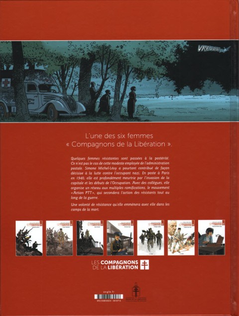 Verso de l'album Les compagnons de la Libération Tome 7 Simone Michel-Lévy