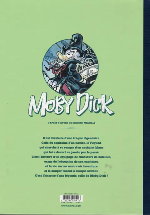 Verso de l'album Moby Dick
