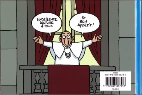 Verso de l'album Le Chat Tome 18 La Bible selon le Chat