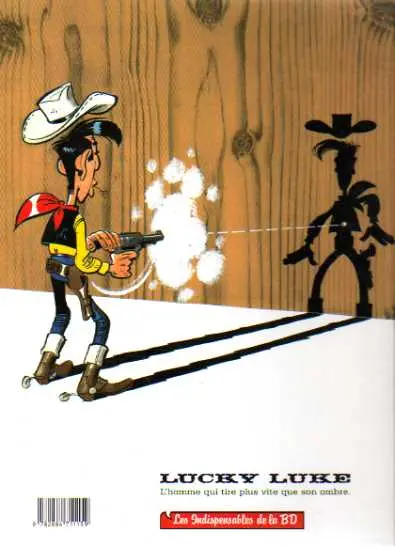 Verso de l'album Lucky Luke Tome 50 Sarah Bernhardt
