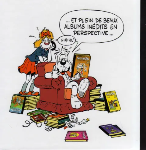 Verso de l'album Gai-Luron Poche N° 1