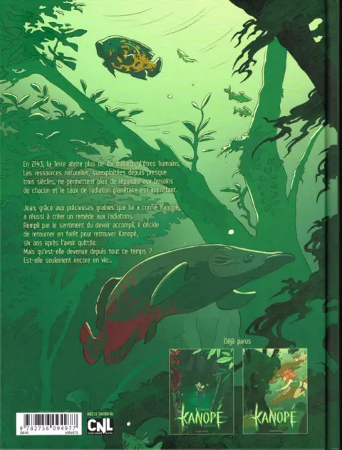 Verso de l'album Kanopé Tome 2 Héritage