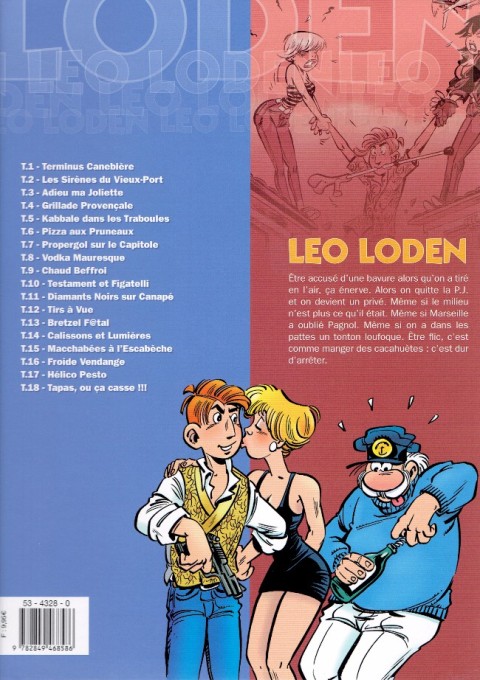 Verso de l'album Léo Loden Tome 17 Helico Pesto