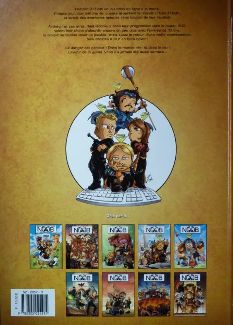 Verso de l'album NOOB Tome 7 La chute de l'empire