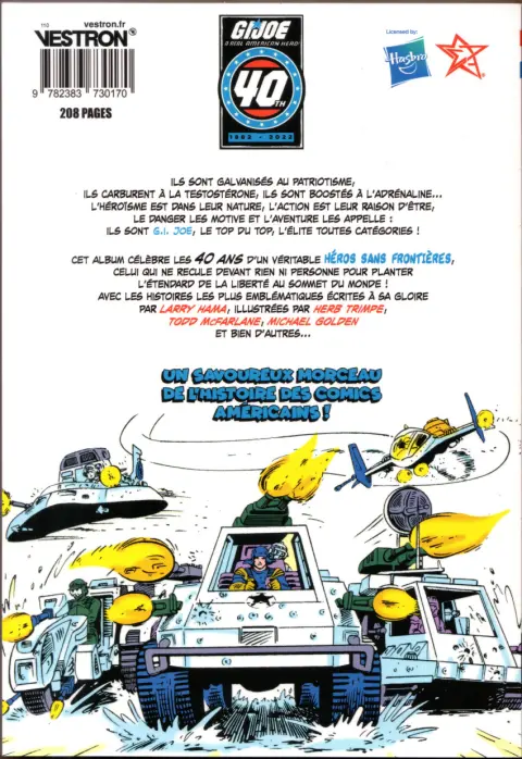 Verso de l'album G.I. Joe : A Real American Hero ! 1