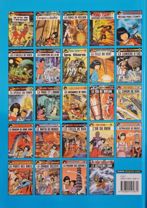 Verso de l'album Yoko Tsuno Tome 22 La jonque céleste
