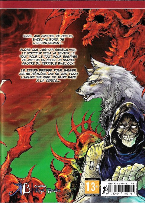 Verso de l'album Rigel afterlife 4