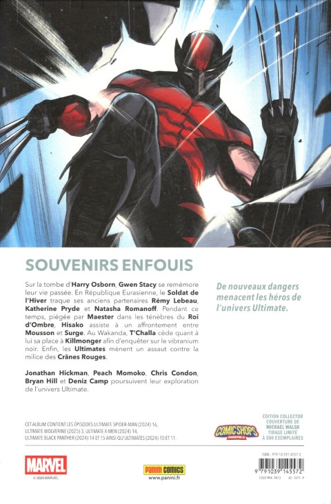 Verso de l'album Ultimate Universe 09