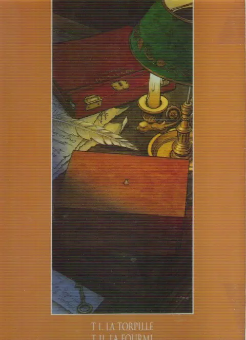Verso de l'album Double masque Tomes I & II