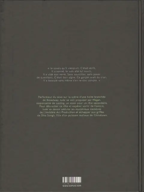 Verso de l'album The Dream Tome 1 Jude