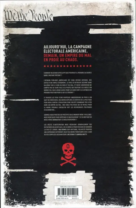 Verso de l'album Evil Empire Tome 2 La désunion fait la force!