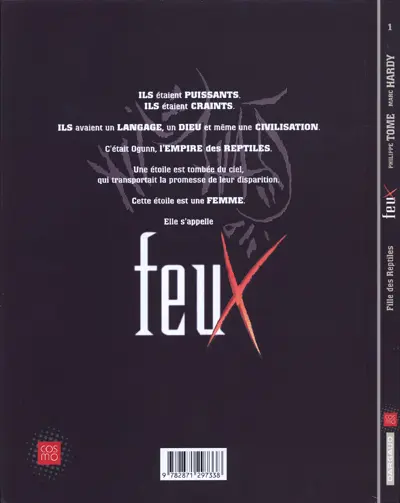 Verso de l'album Feux 1 Fille des Reptiles