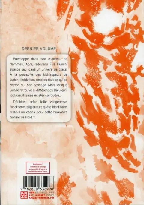 Verso de l'album Fire punch 8