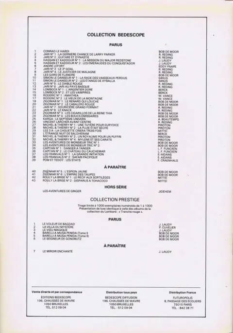 Verso de l'album Les Franval Tome 10 Safari Pacifique