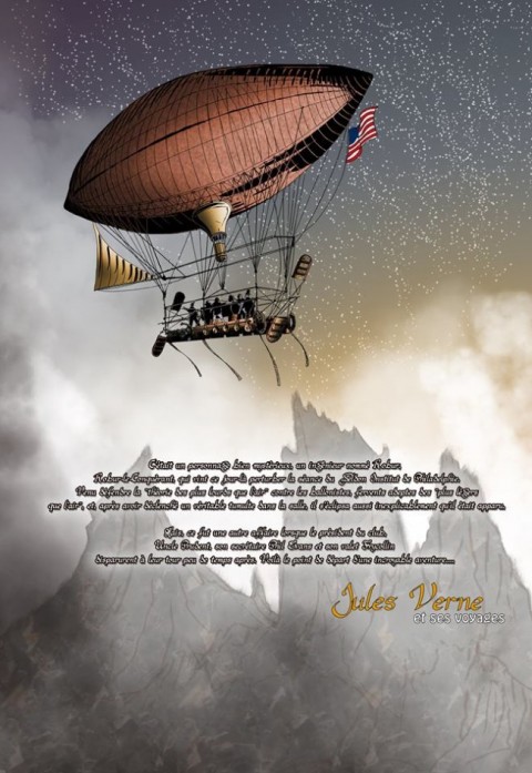 Verso de l'album Jules Verne et ses voyages Tome 3 Robur le Conquérant